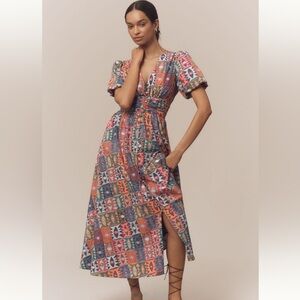 Anthropologie Katerina Button-Front Dress: Nancy McKie Edition